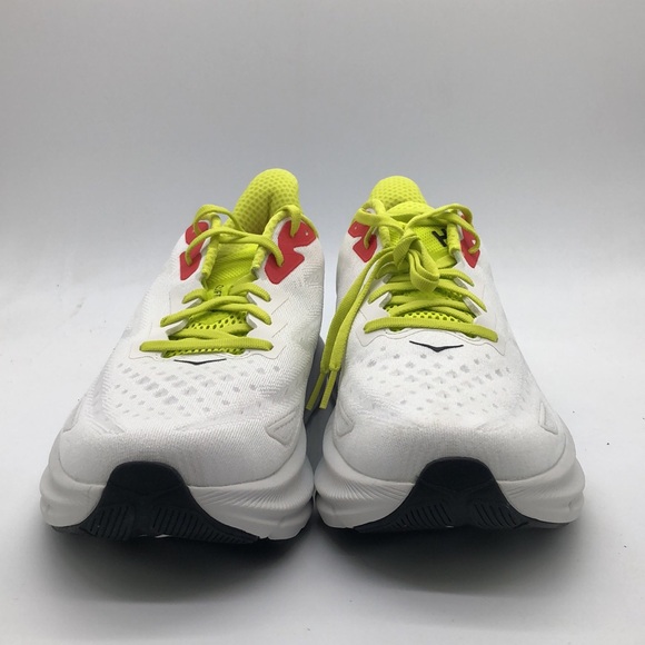 Mens Clifton 9 Hoka White/Blue/Yellow 1127895/BVR NWB - Picture 4 of 6